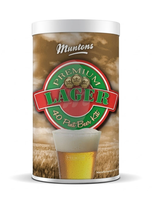 Muntons Premium - Lager 1.5Kg 40 Pint Beer Kit