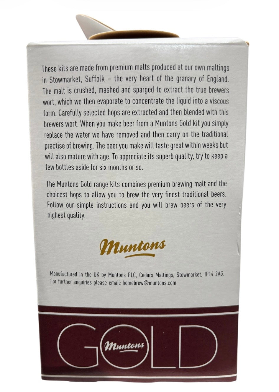 Muntons Gold - Docklands Porter 3.0Kg Beer Kit