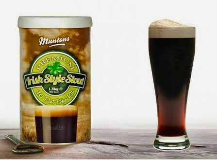 Muntons Premium - Irish Stout 1.5Kg 40 Pint Beer Kit