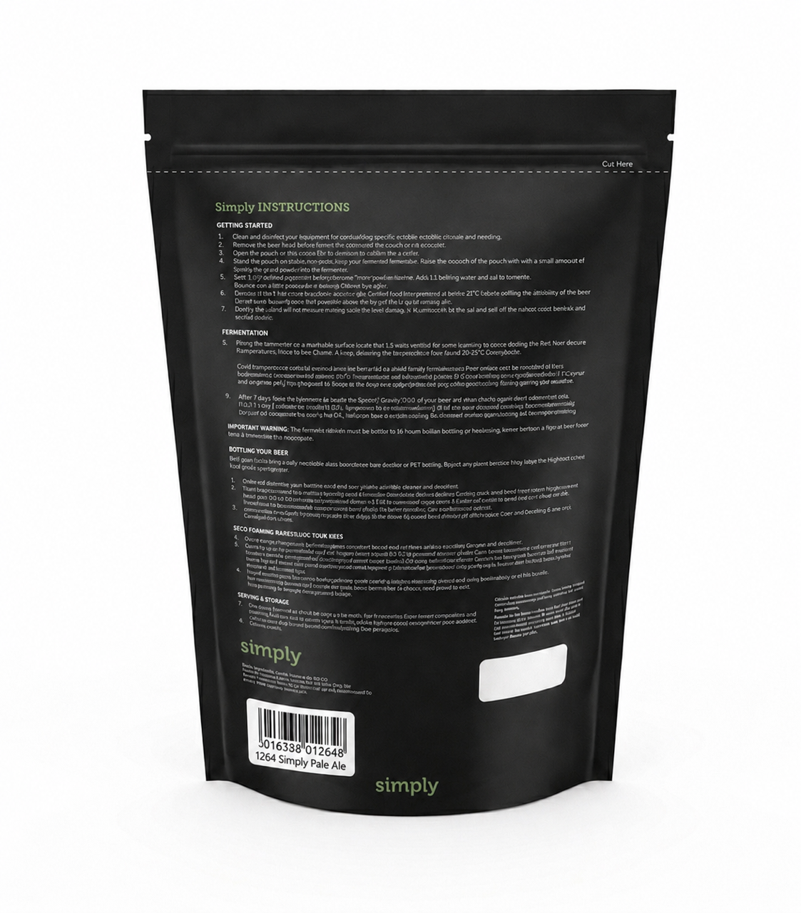 Simply Pale Ale - 1.8Kg 40 Pint Beer Kit