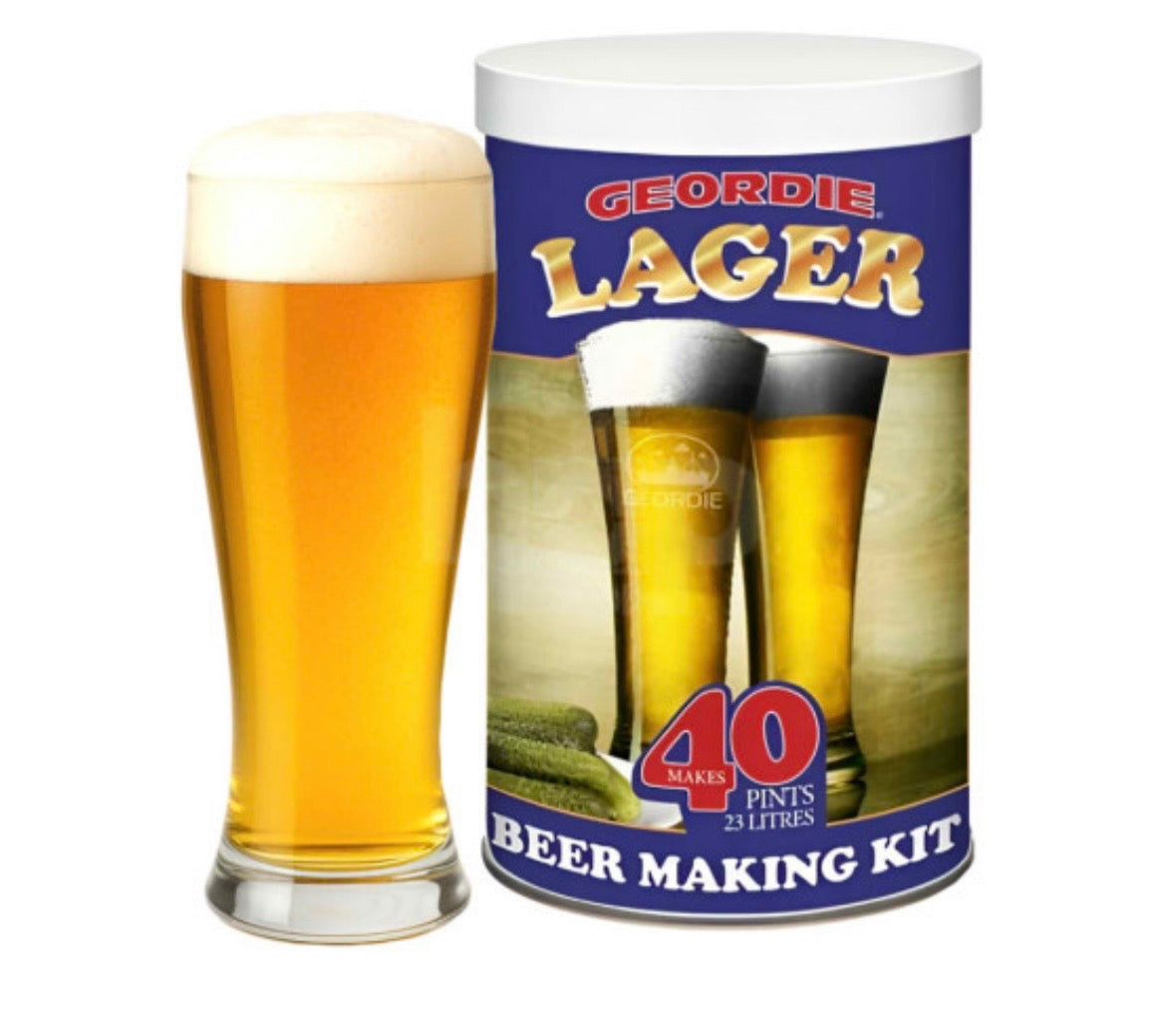 Geordie - Lager 40 Pint 1.5Kg Beer Kit
