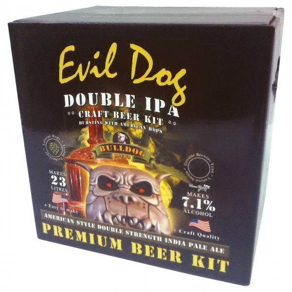 Bulldog Brews - Evil Dog Double IPA 4.7Kg Beer Kit