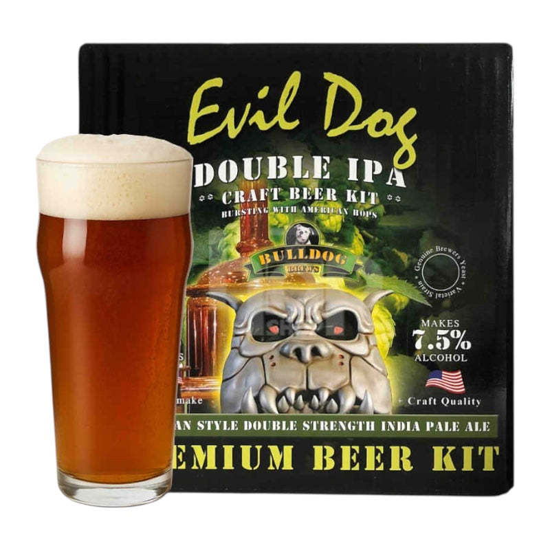 Bulldog Brews - Evil Dog Double IPA 4.7Kg Beer Kit