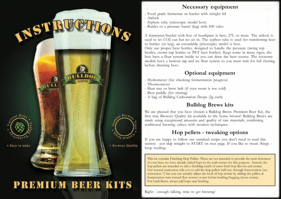 Bulldog Brews - Evil Dog Double IPA 4.7Kg Beer Kit