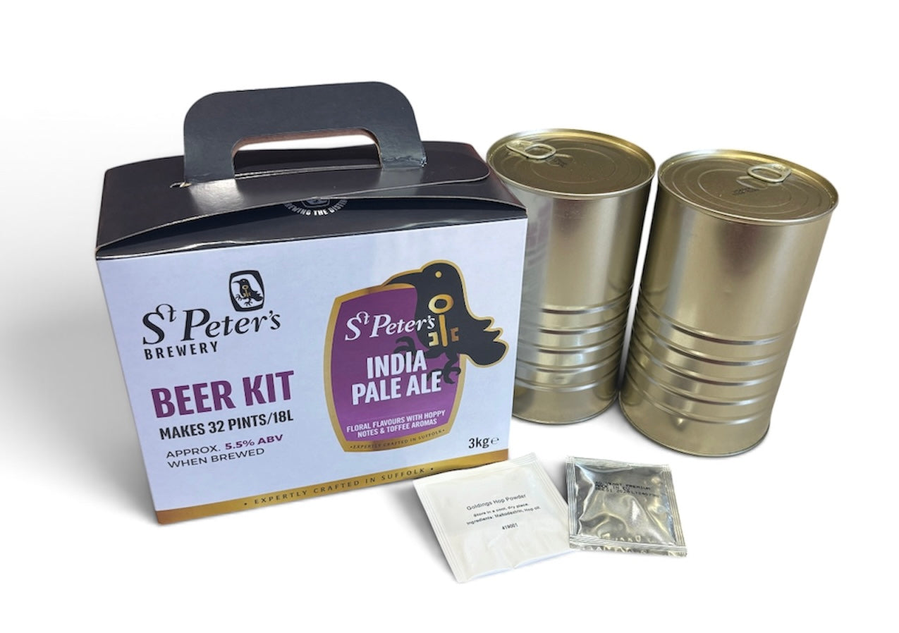 St Peters Brewery - India Pale Ale (IPA) 3Kg 32 Pint Beer Kit