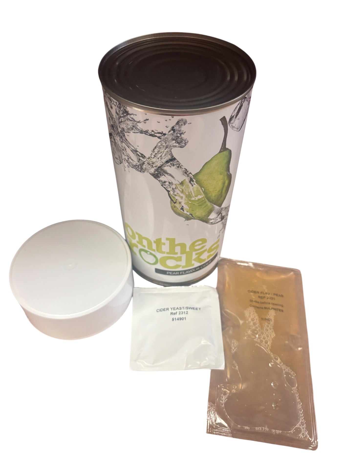 On The Rocks - Pear Flavour 1.7Kg 40 Pint Cider Kit