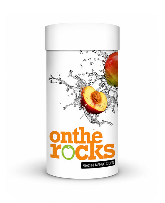 On The Rocks Peach & Mango Flavour Cider Kit Makes 40 Pints (23 Litres)