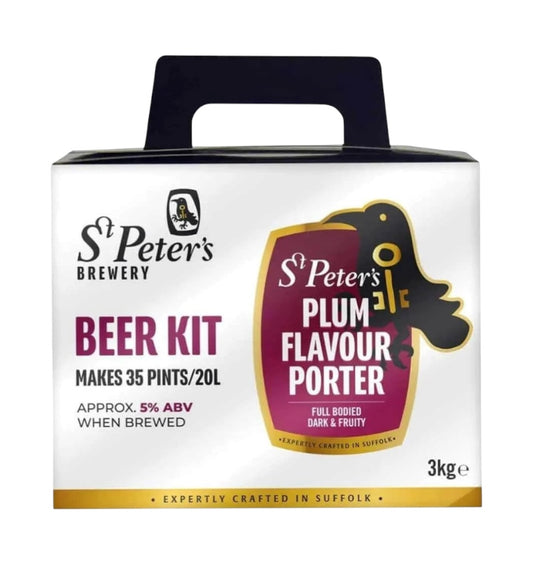 St Peters Brewery - Plum Porter 3Kg 35 Pint Beer Kit
