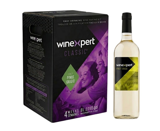 Winexpert Classic 30 Bottle White Wine Kit - Californian Pinot Grigio