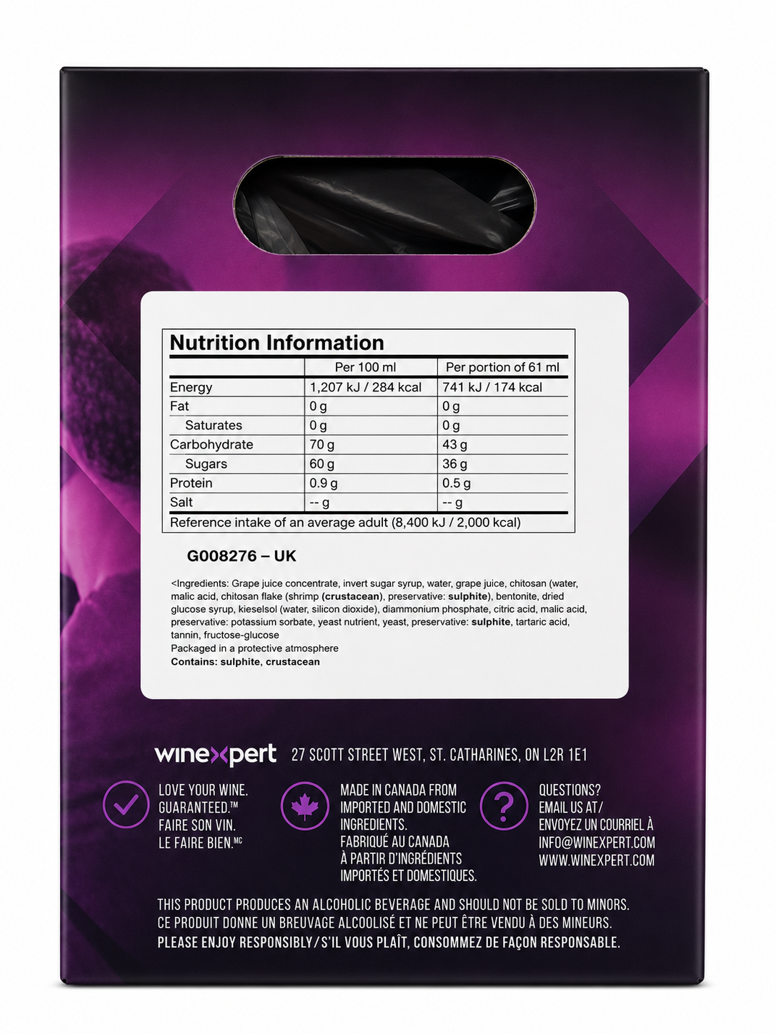 Winexpert Classic 30 Bottle Red Wine Kit - Californian Shiraz