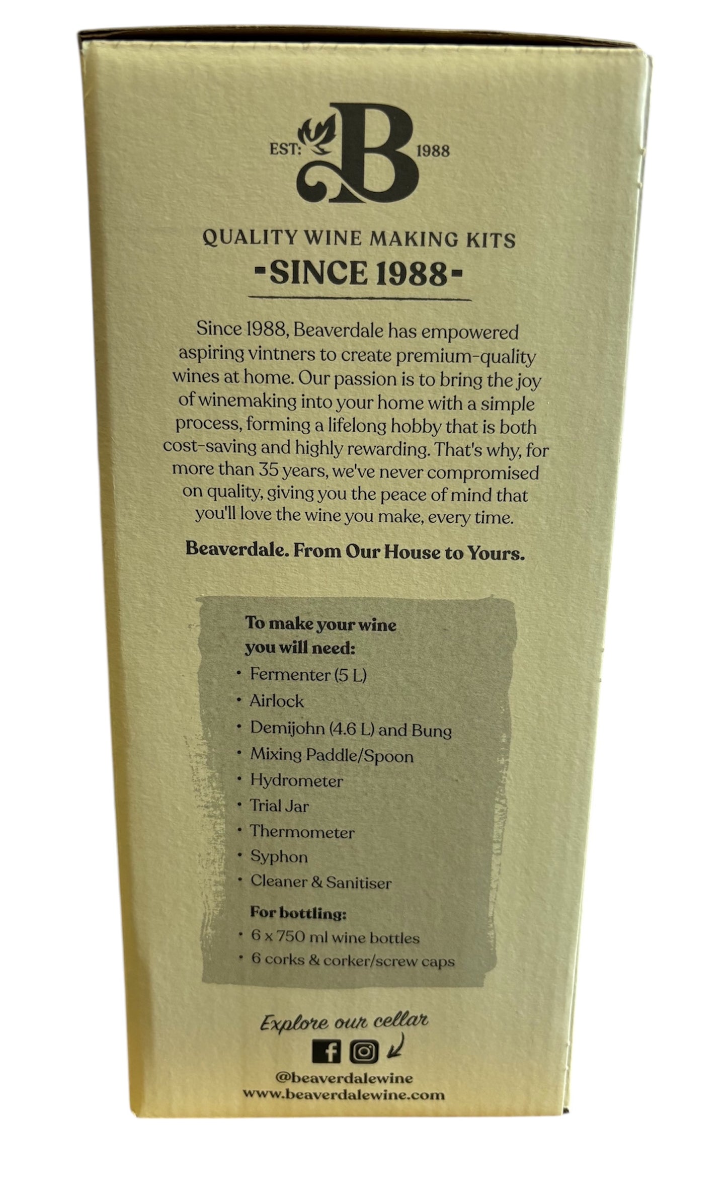 Beaverdale 6 Bottle Red Wine Kit - Shiraz