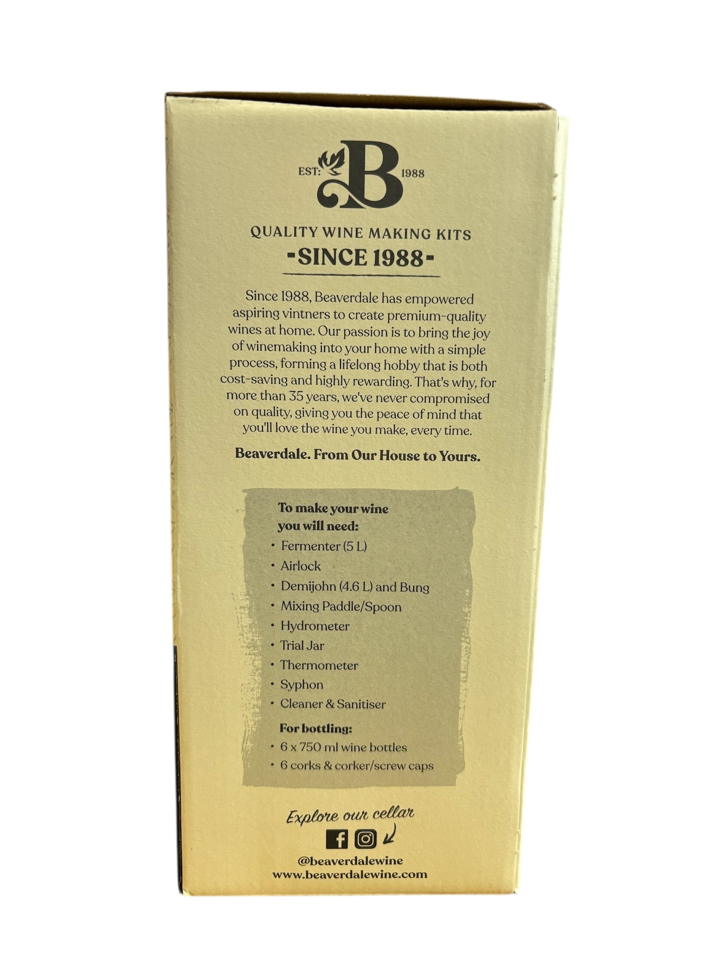 Beaverdale 6 Bottle Red Wine Kit - Malbec
