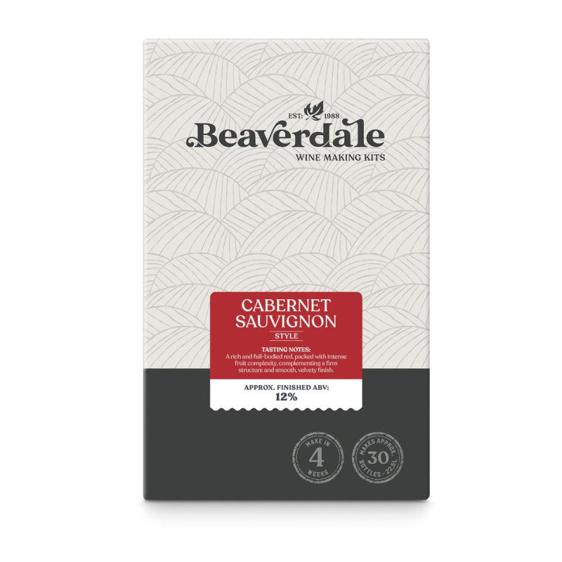 Beaverdale 30 Bottle Red Wine Kit - Cabernet Sauvignon