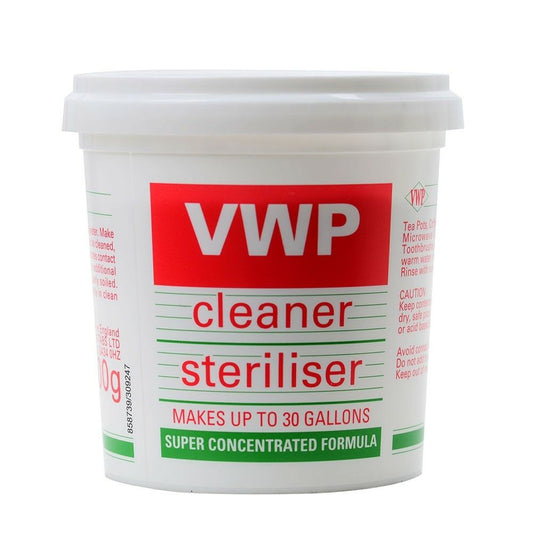 VWP Cleaner Steriliser 100g Tub Sanitiser Stain Remover For Cleaning