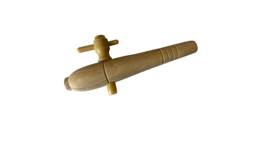 7" Whitewood Cask Tap with Open End - For Use with Ale, Cider & Wine Casks