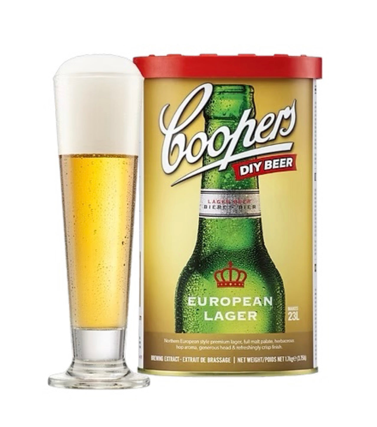 Coopers - European Lager 1.7Kg 40 Pint Beer Kit