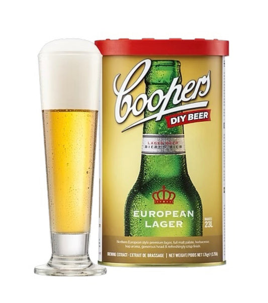 Coopers - European Lager 1.7Kg 40 Pint Beer Kit