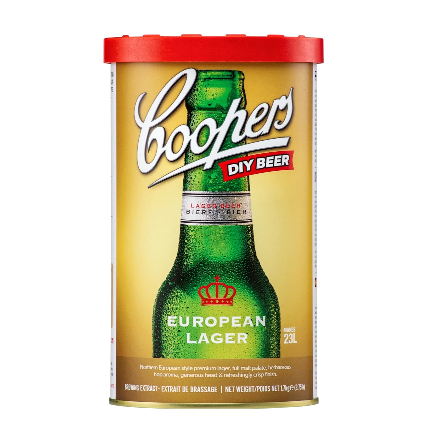 Coopers - European Lager 1.7Kg 40 Pint Beer Kit