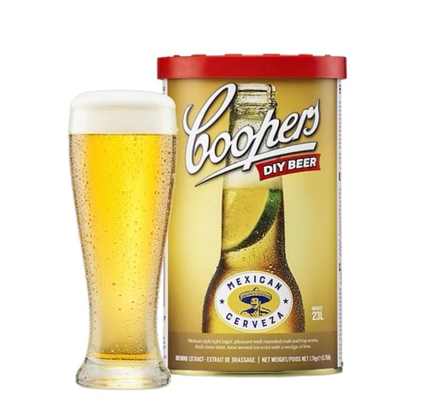 Coopers - Mexican Cerveza 1.7Kg 40 Pint Beer Kit
