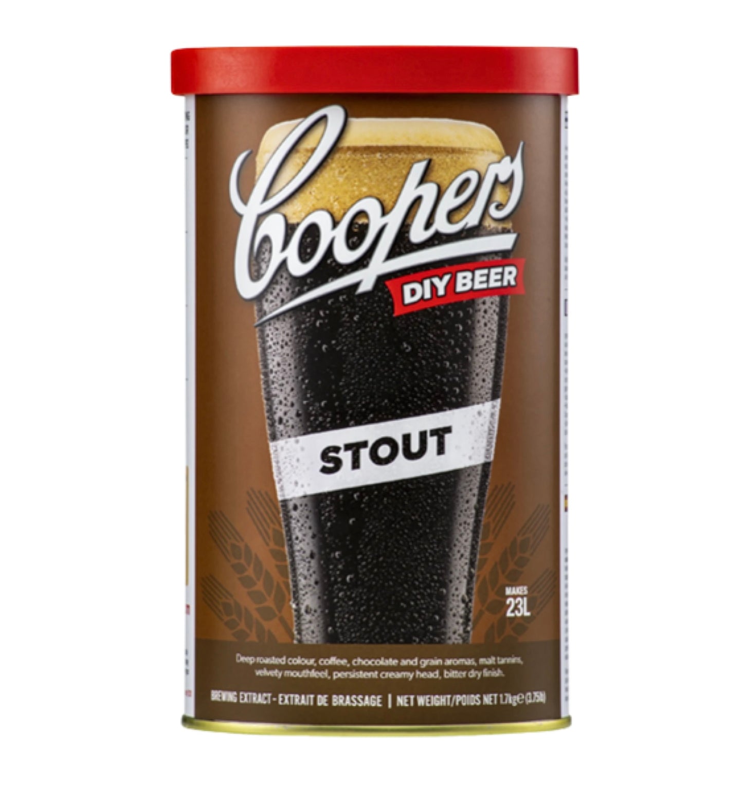 Coopers - Stout 1.7Kg 40 Pint Beer Kit