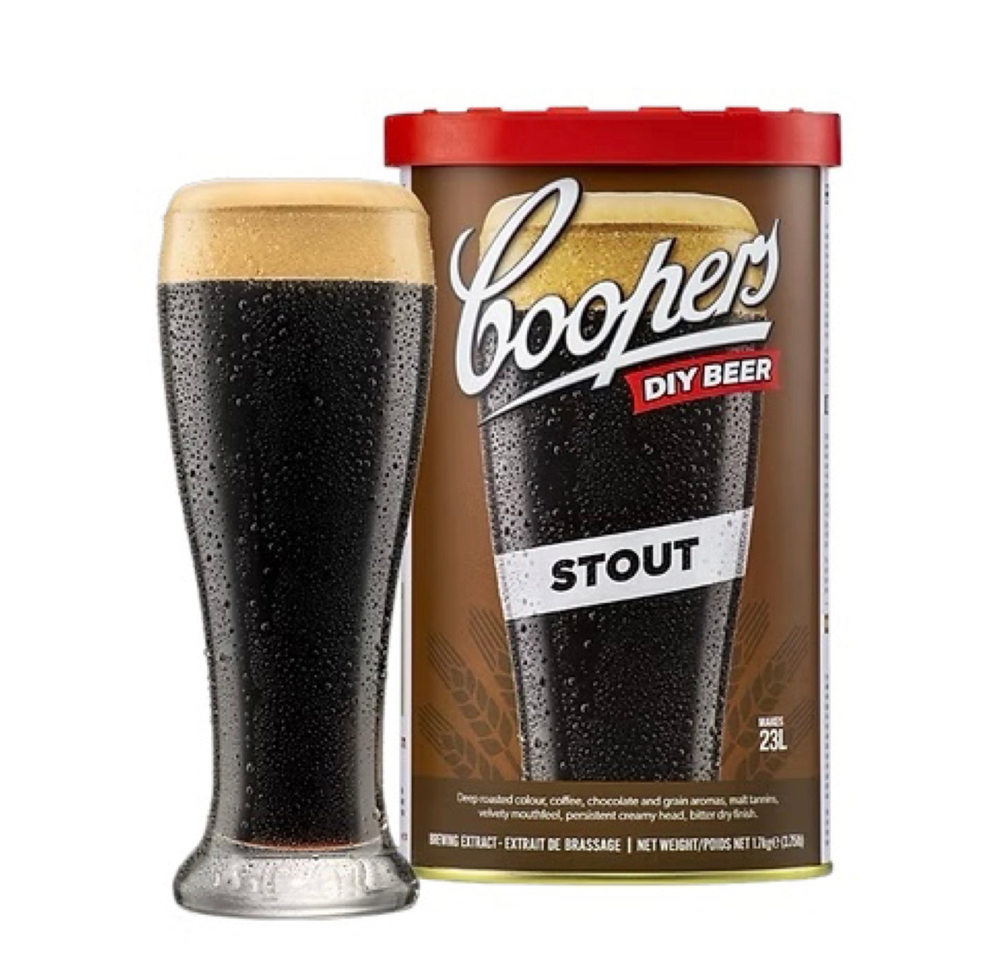 Coopers - Stout 1.7Kg 40 Pint Beer Kit