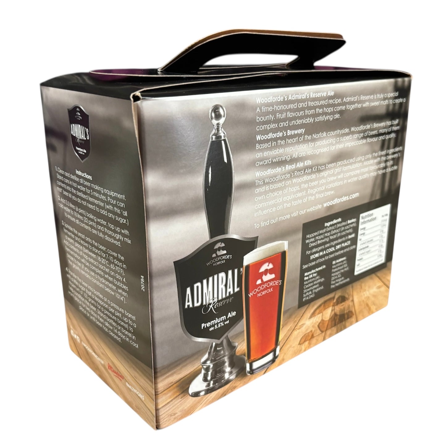 Woodfordes - Admirals Reserve Strong Ale 3Kg 32 Pint Beer Kit