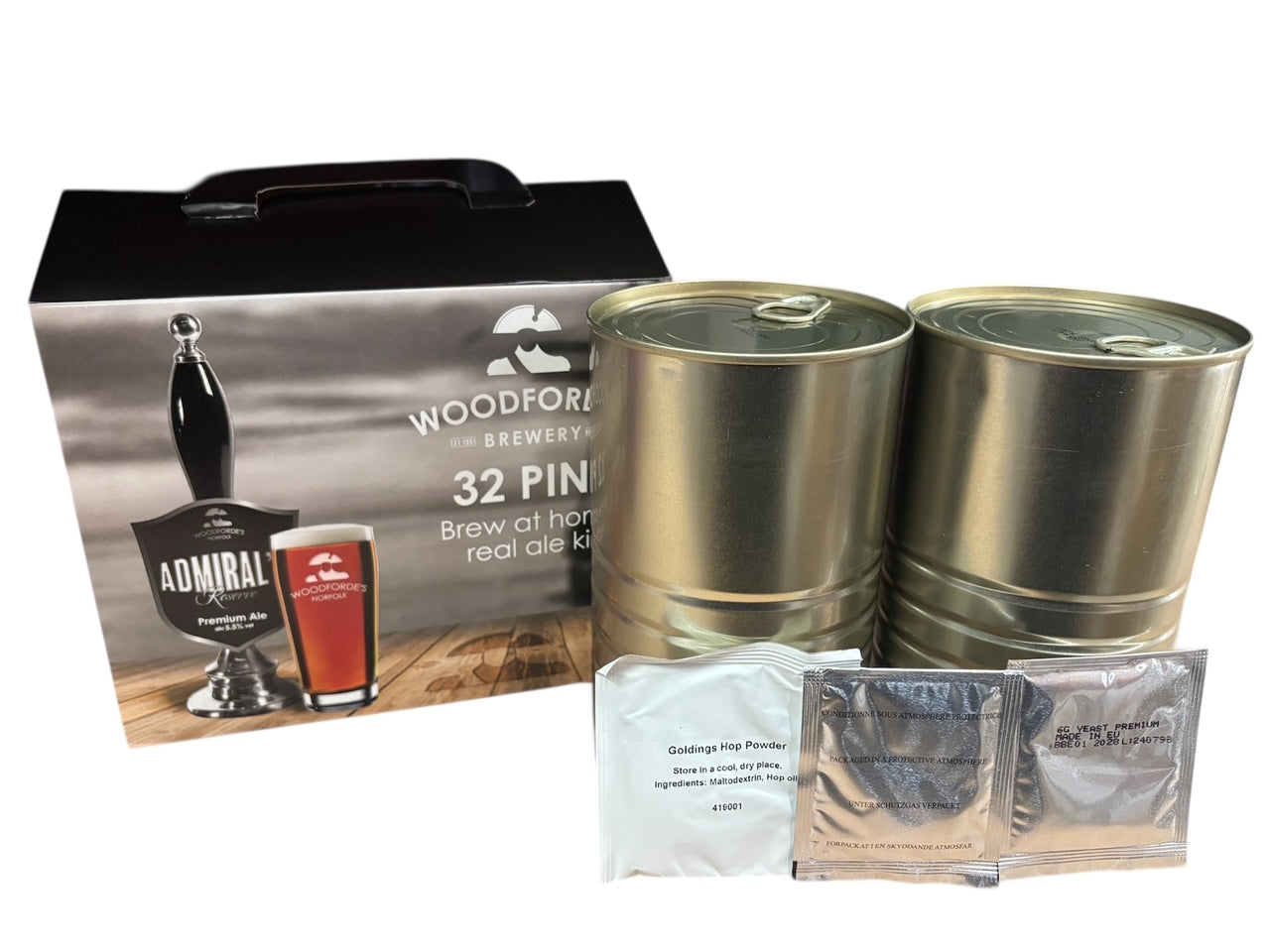 Woodfordes - Admirals Reserve Strong Ale 3Kg 32 Pint Beer Kit