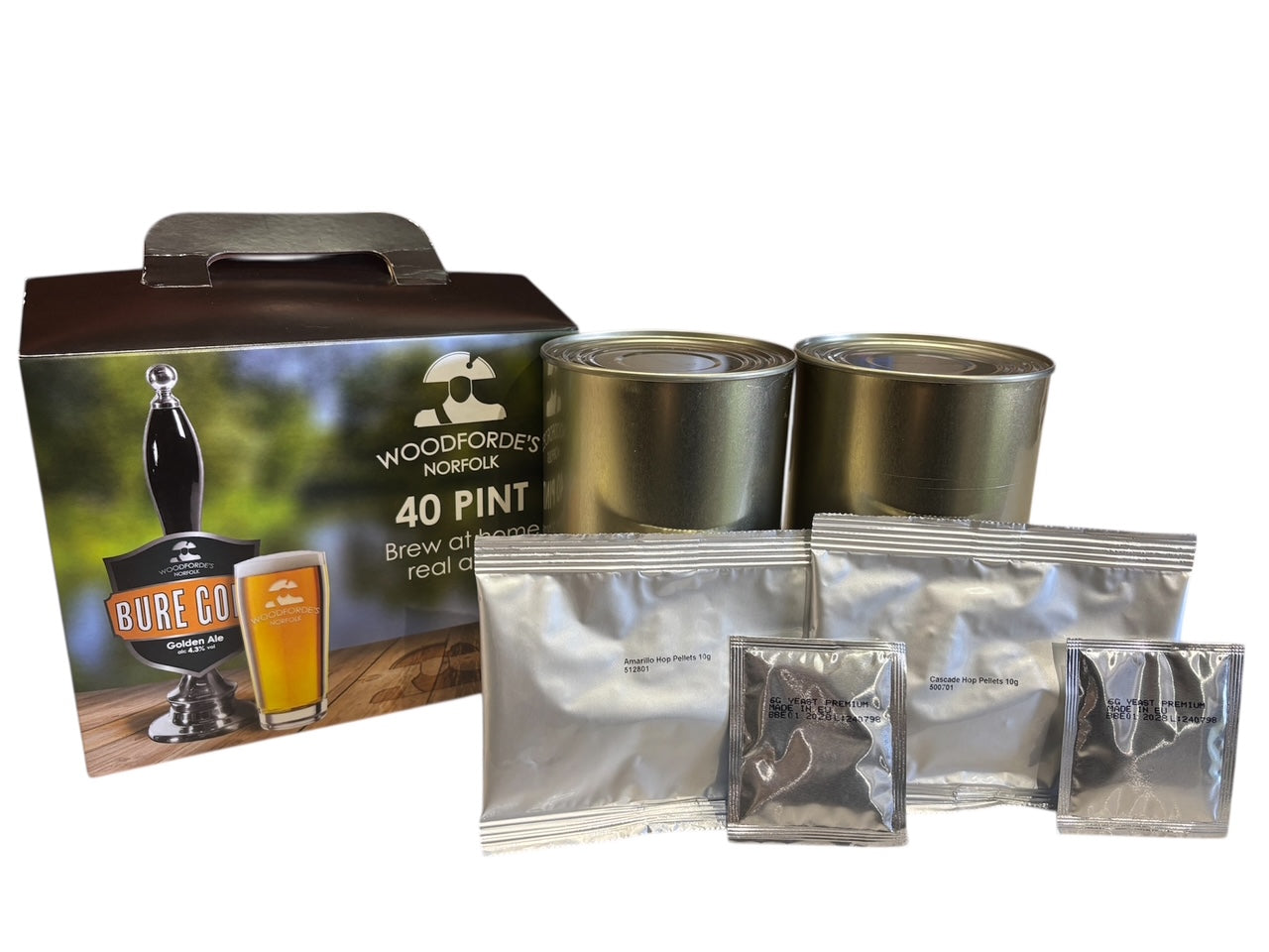 Woodfordes - Bure Gold Golden Ale 3Kg 40 Pint Beer Kit