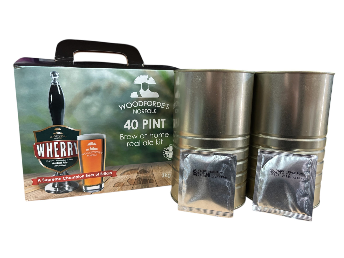 Woodfordes - Wherry Amber Real Ale 3Kg 40 Pint Beer Kit