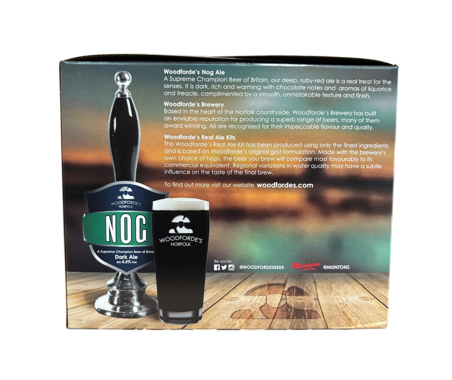 Woodfordes - Nog 3Kg 40 Pint Porter Style Beer Kit