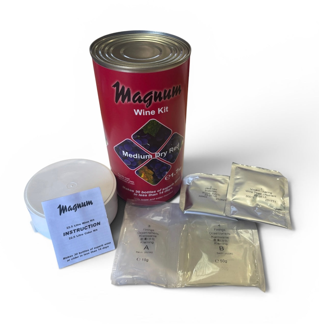 Magnum Medium Dry Red 30 Bottle Wine Kit