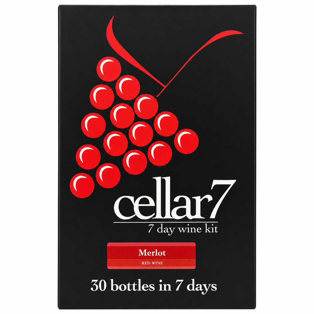Cellar 7 by Youngs 30 Bottle 7 Day Wine Kit - Merlot