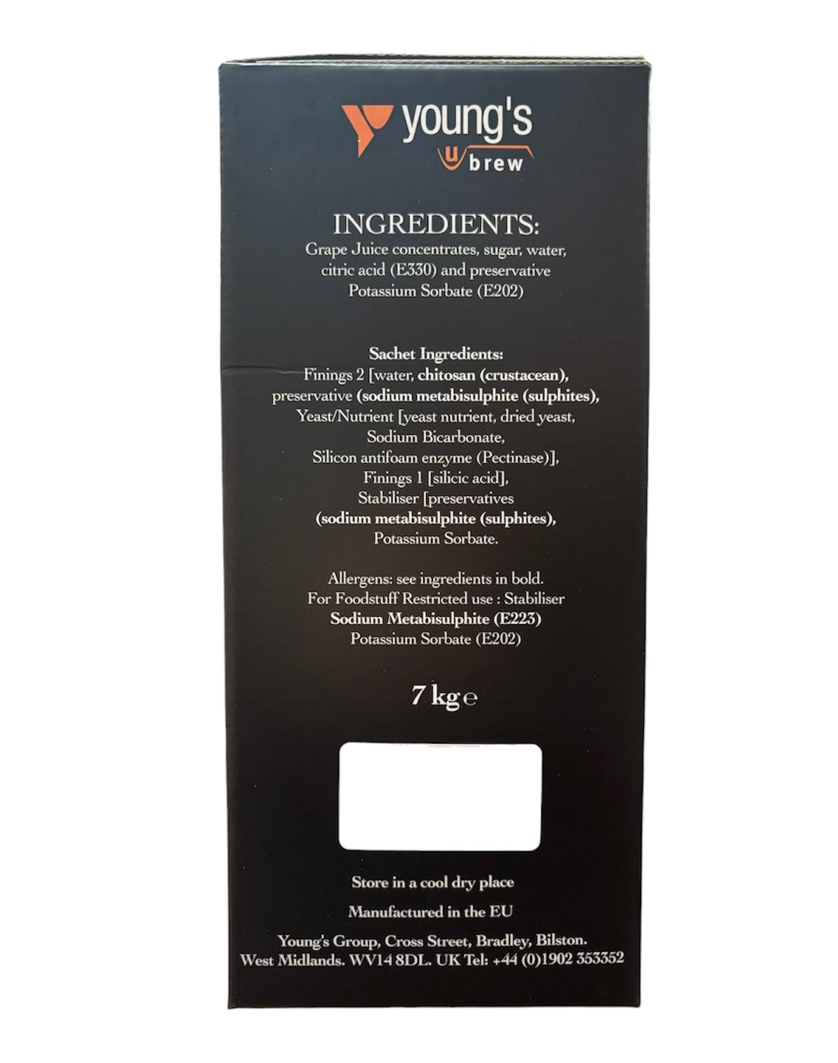 Cellar 7 by Youngs 30 Bottle 7 Day Wine Kit - Chardonnay