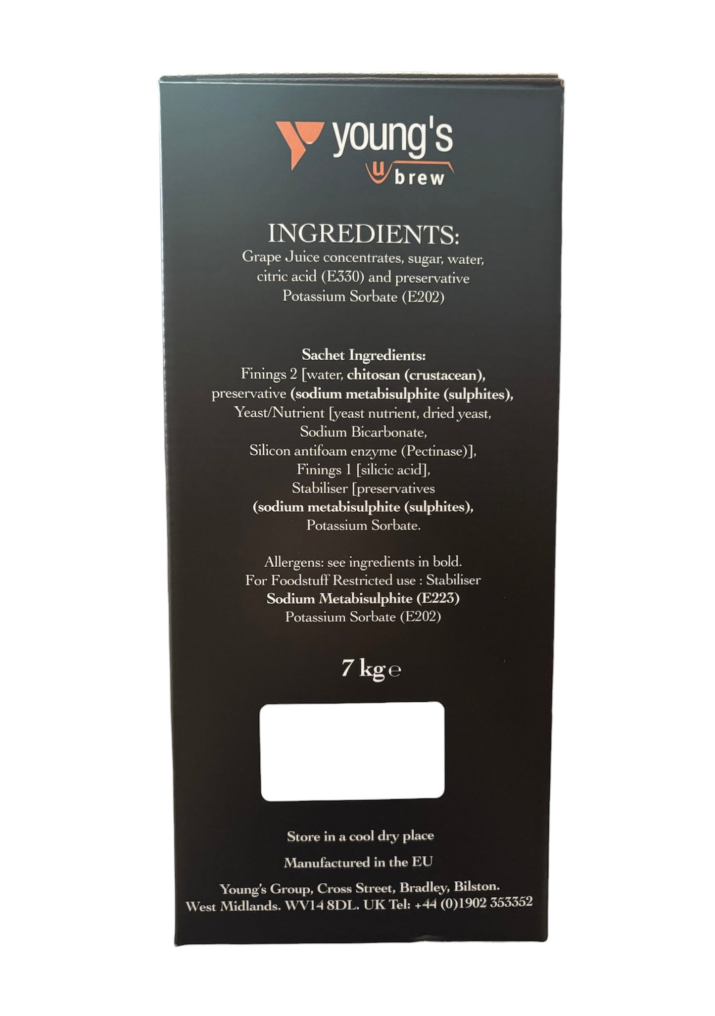 Cellar 7 by Youngs 30 Bottle 7 Day Wine Kit - Pinot Grigio