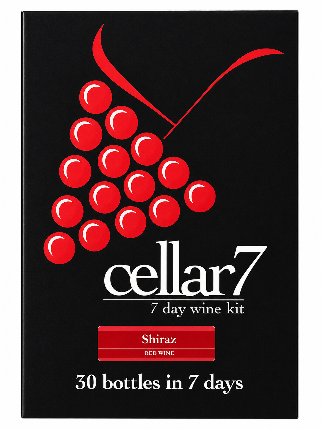 Cellar 7 by Youngs 30 Bottle 7 Day Wine Kit - Shiraz