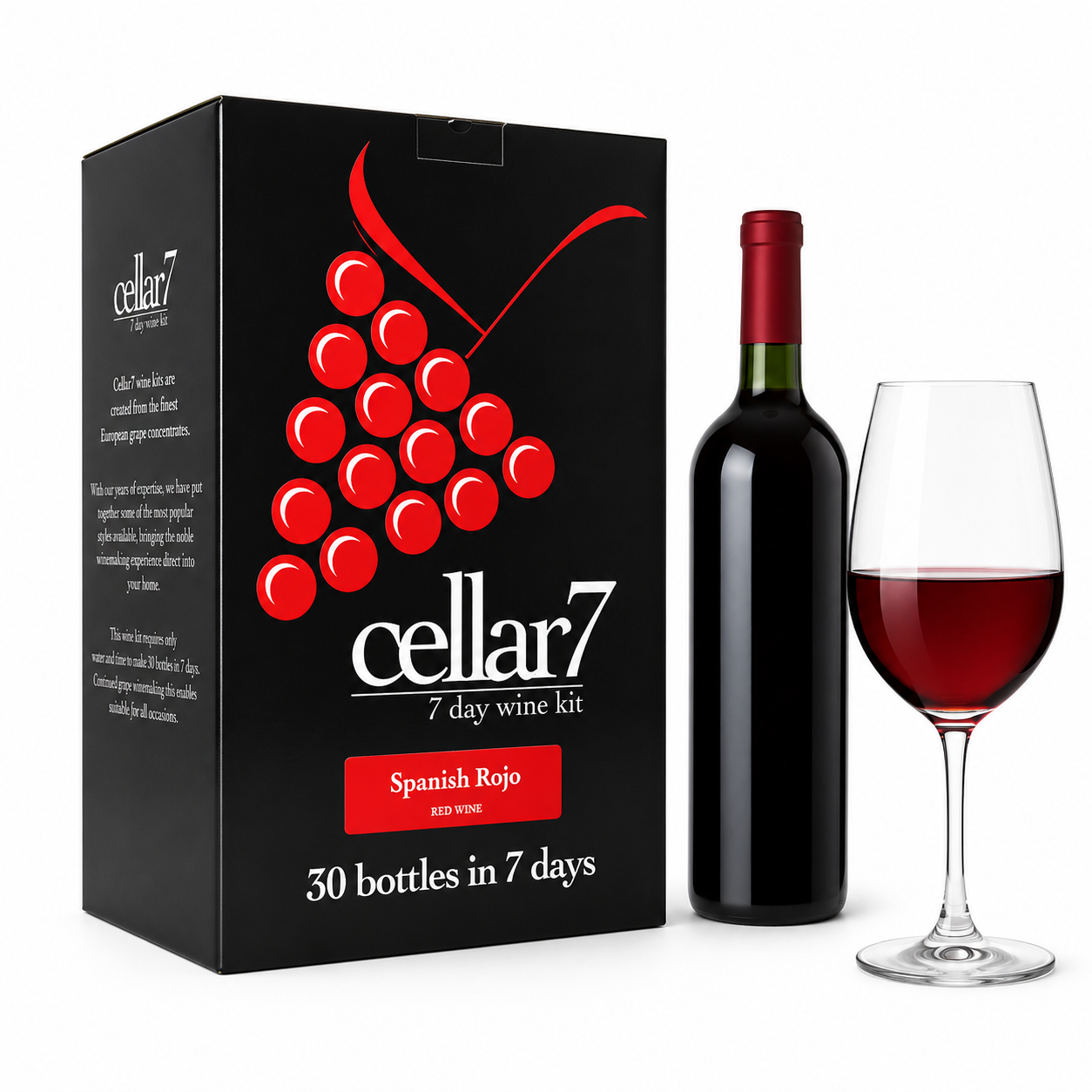 Cellar 7 by Youngs 30 Bottle 7 Day Wine Kit - Spanish Rojo