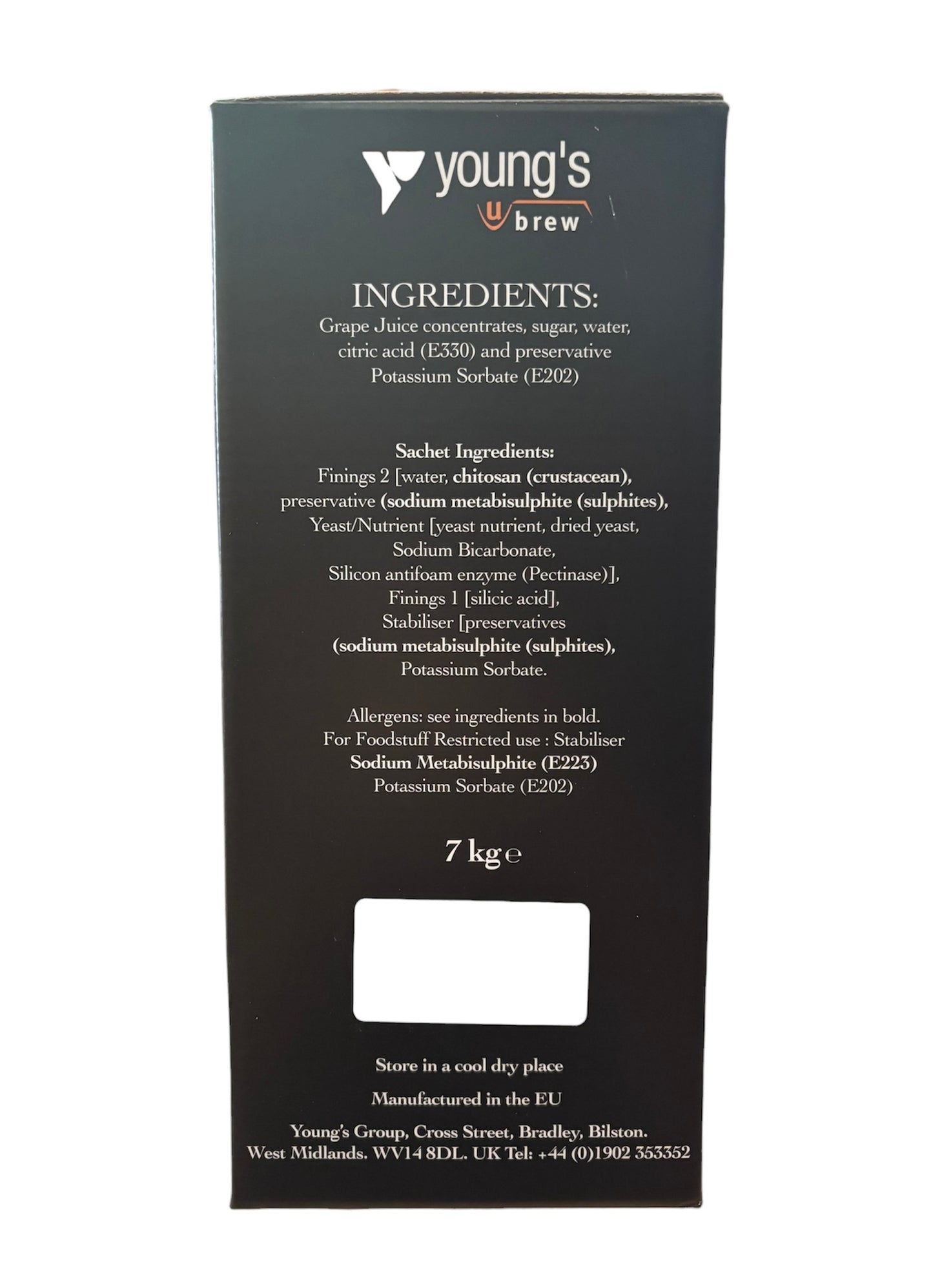 Cellar 7 by Youngs 30 Bottle 7 Day Wine Kit - Spanish Rojo