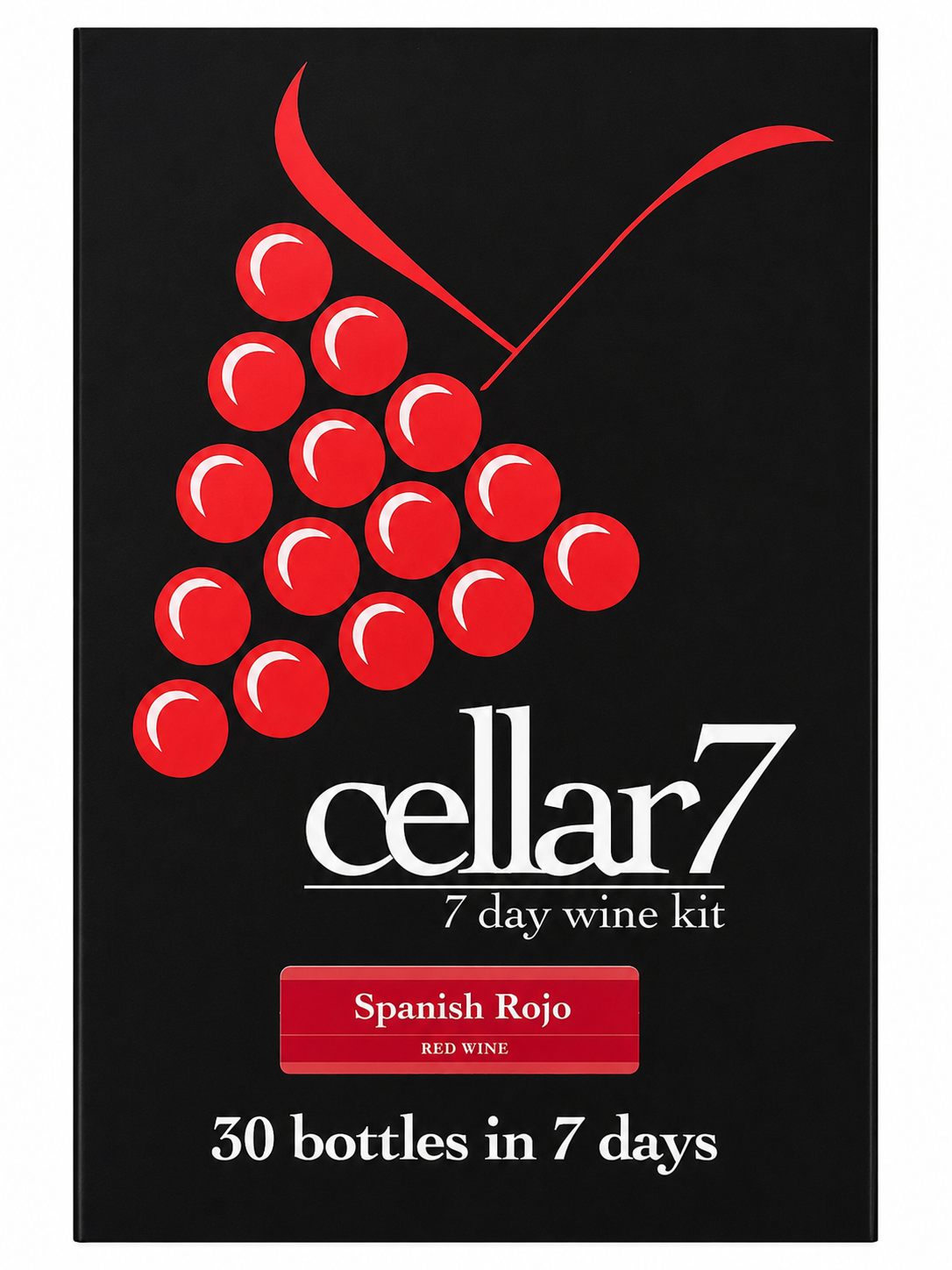 Cellar 7 by Youngs 30 Bottle 7 Day Wine Kit - Spanish Rojo