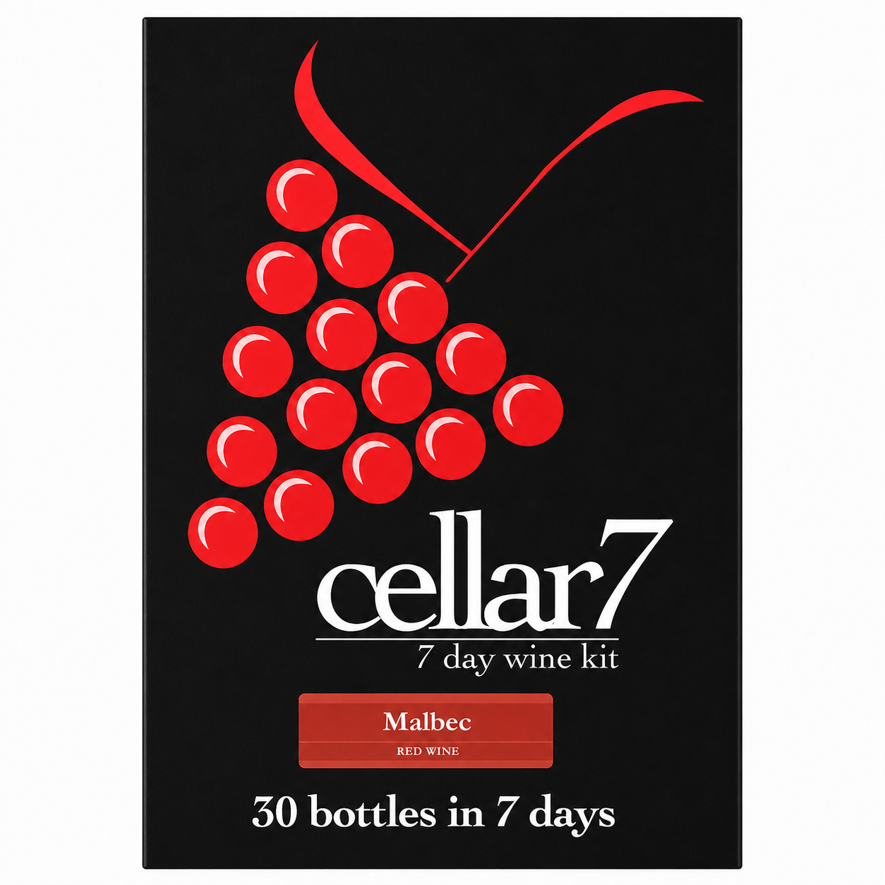 Cellar 7 by Youngs 30 Bottle 7 Day Wine Kit - Malbec
