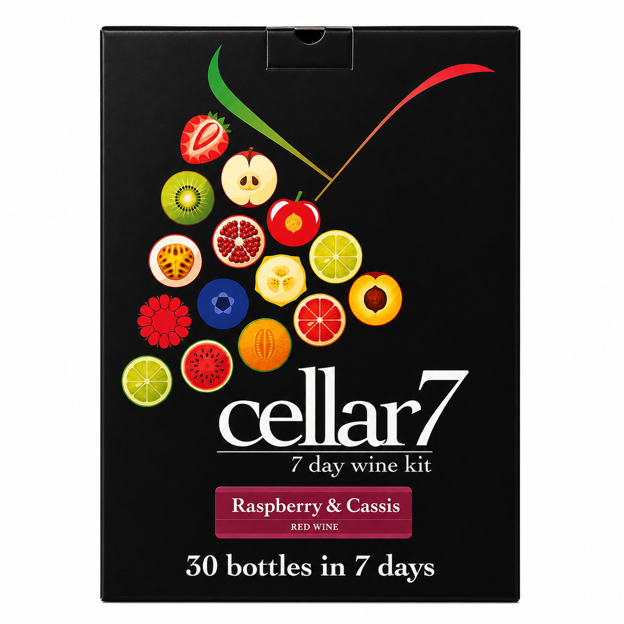 Cellar 7 by Youngs 30 Bottle 7 Day Wine Kit  - Raspberry & Cassis