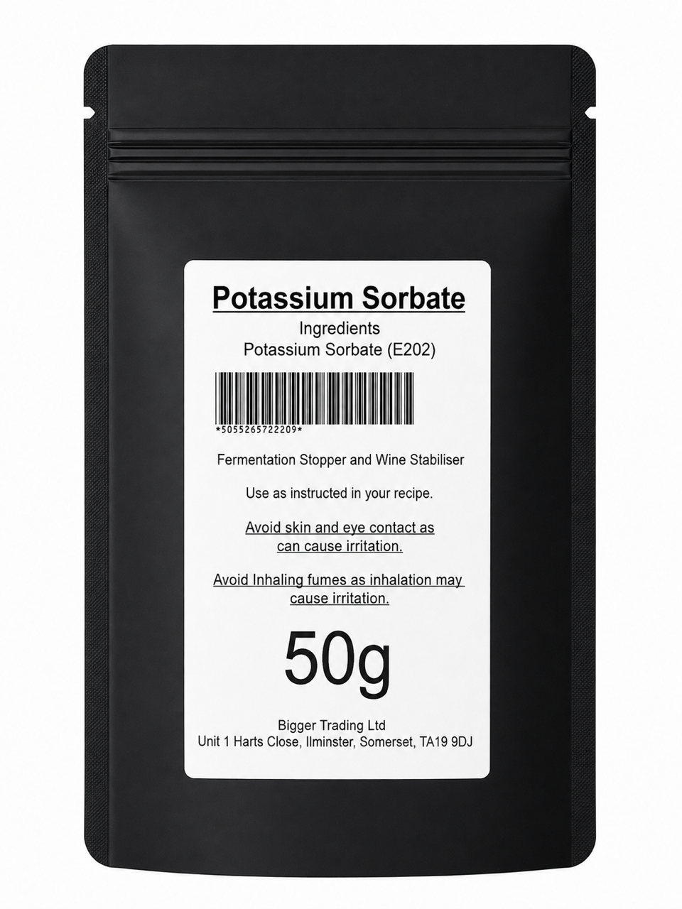 Fermentation Stopper (Potassium Sorbate) 50g - Supplied in Resealable Pouch