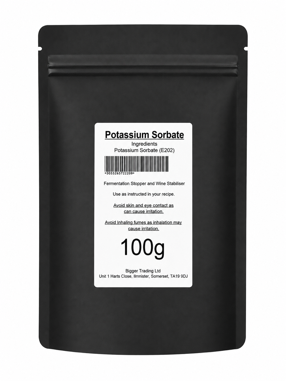 Fermentation Stopper (Potassium Sorbate) 100g - Supplied in Resealable Pouch