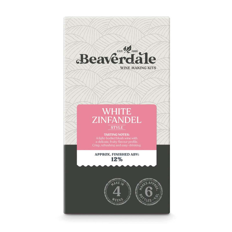 Beaverdale 6 Bottle Rose Wine Kit - White Zinfandel