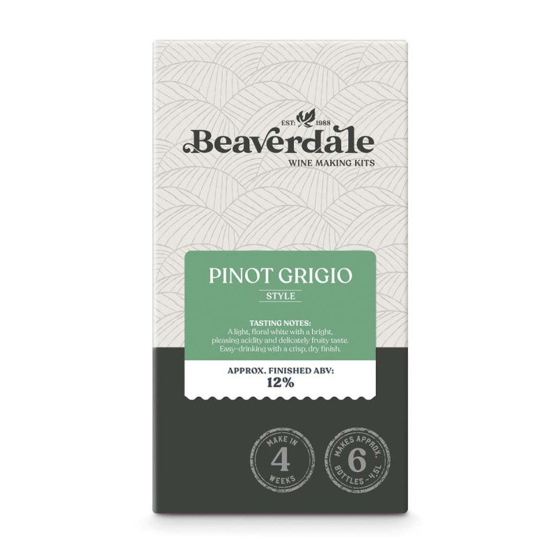 Beaverdale 6 Bottle White Wine Kit - Pinot Grigio