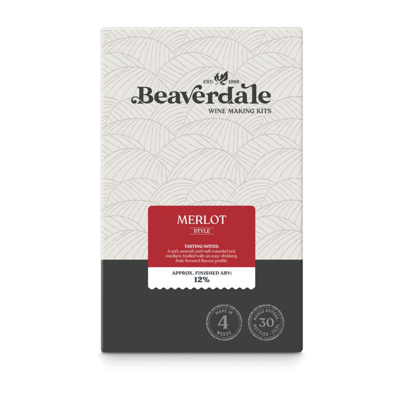 Beaverdale 30 Bottle Red Wine Kit - Merlot