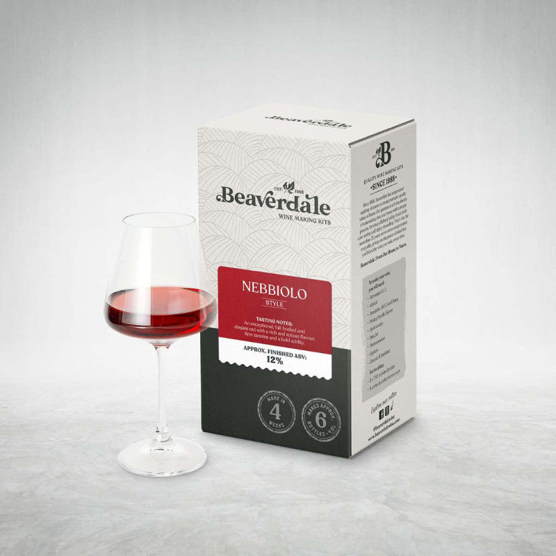 Beaverdale 6 Bottle Red Wine Kit - Nebbiola (Full Bodied Red)