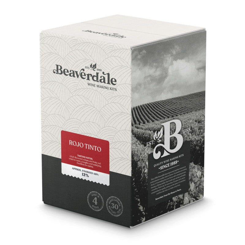 Beaverdale 30 Bottle Red Wine Kit - Rojo Tinto