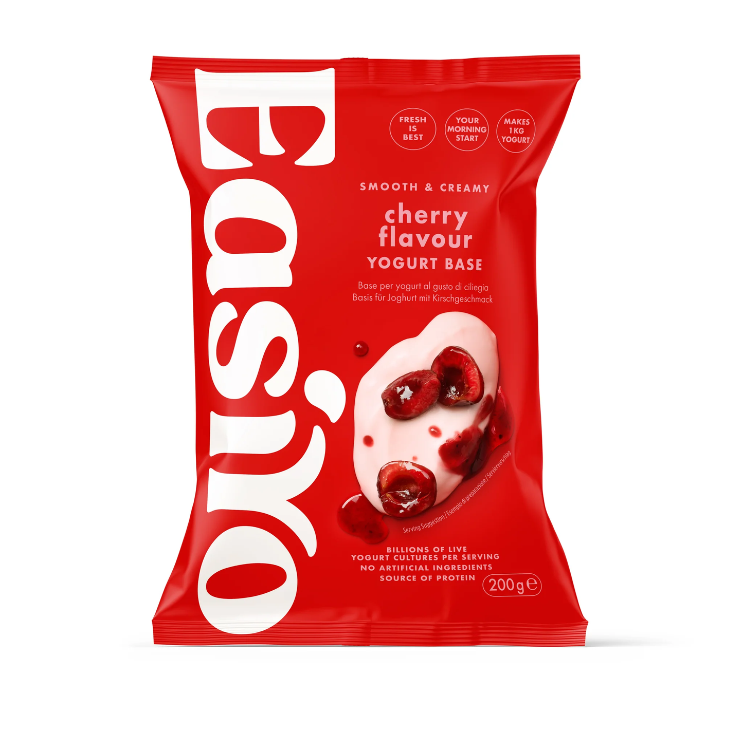 Easiyo Cherry Flavoured Yogurt Sachet 200g