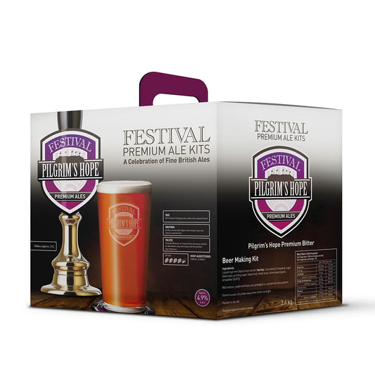 Festival Premium Ales - Pilgrims Hope Dark Best Bitter 3.6Kg Beer Kit