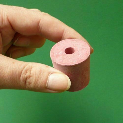 Pack of 10 Rubber Bungs With Holes For Airlocks To Fit Glass Demi-Johns 